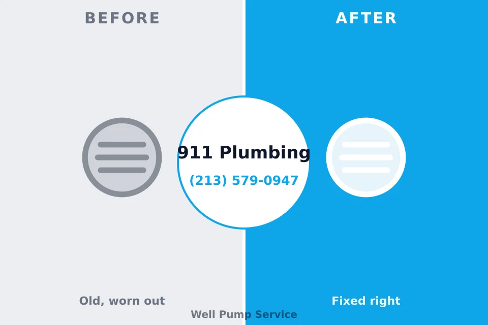 Before and after: plumbing company West Hazleton, PA